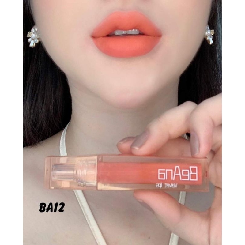 Son cam hồng nude, son cam hồng đào, son cam nude son cam đào, son cam hồng sữa, son kem lì không trôi chính hãng BeAna