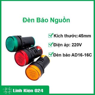 Đèn báo nguồn 220vac