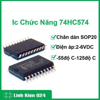 Ic chức năng 74hc574 chân dán sop20
