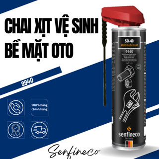 Chai xịt vệ sinh chi tiết bảo vệ bề mặt, cửa kính ô tô SO40 Multi Lubricant Smart Senfienco 9940 400ml