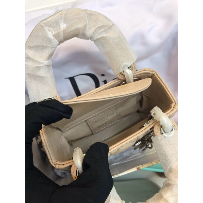 Túi xách DIO.R LADY MICRO MINI SP sz 12cm sẵn