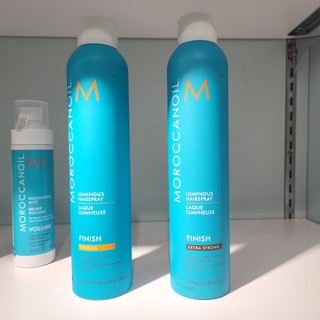 Gôm xịt giữ nếp linh hoạt Moroccanoil Finish Strong & Extra Strong 330ML