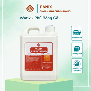 Sơn phủ bóng gỗ, phủ mờ, chống thấm, chống rêu mốc, bảo vệ gỗ Acrylic gốc nước Watix Phủ Bóng
