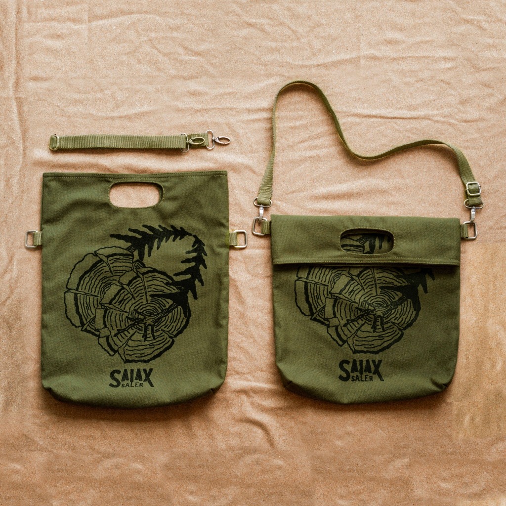 Túi vải canvas  handbag FOREST SOUNDS | Salax Saler