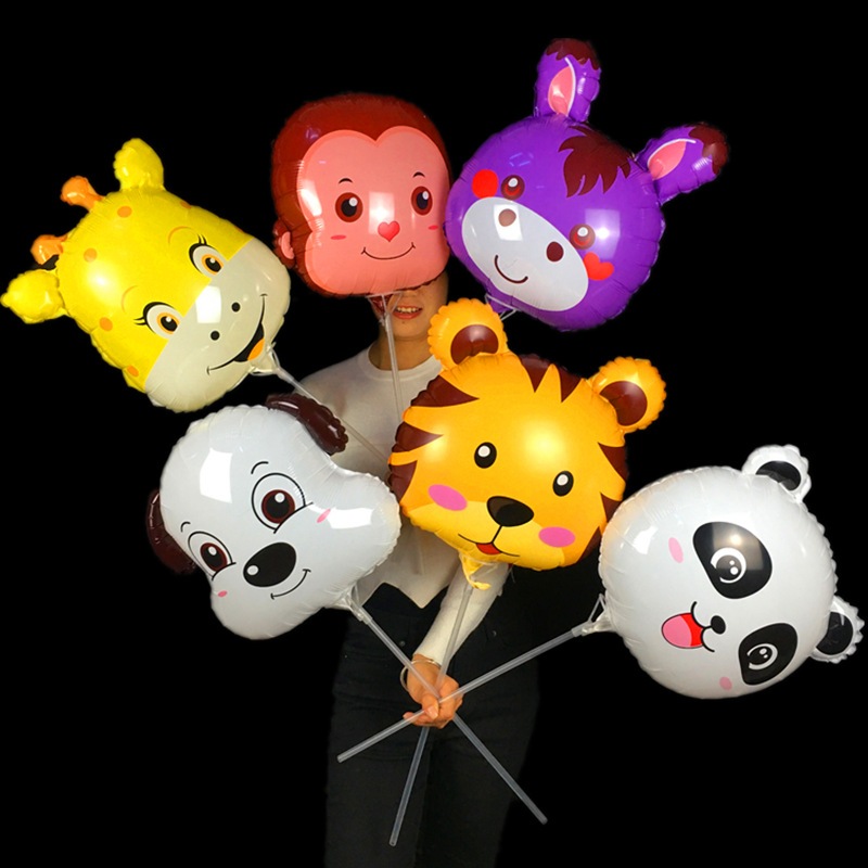 Bóng Bay Hình Con Vật Kèm Que
