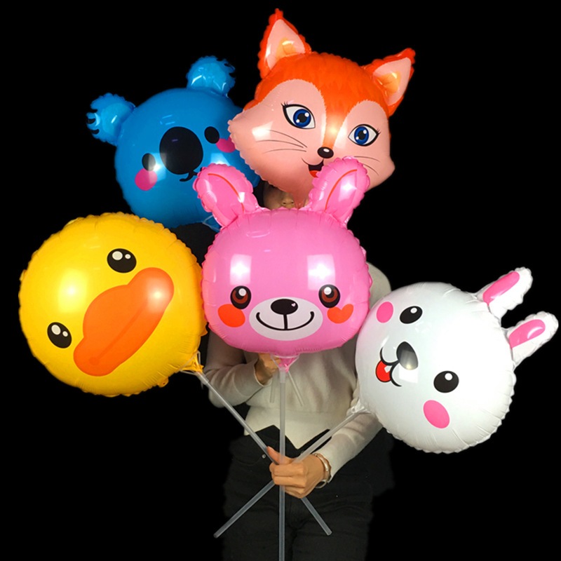 Bóng Bay Hình Con Vật Kèm Que