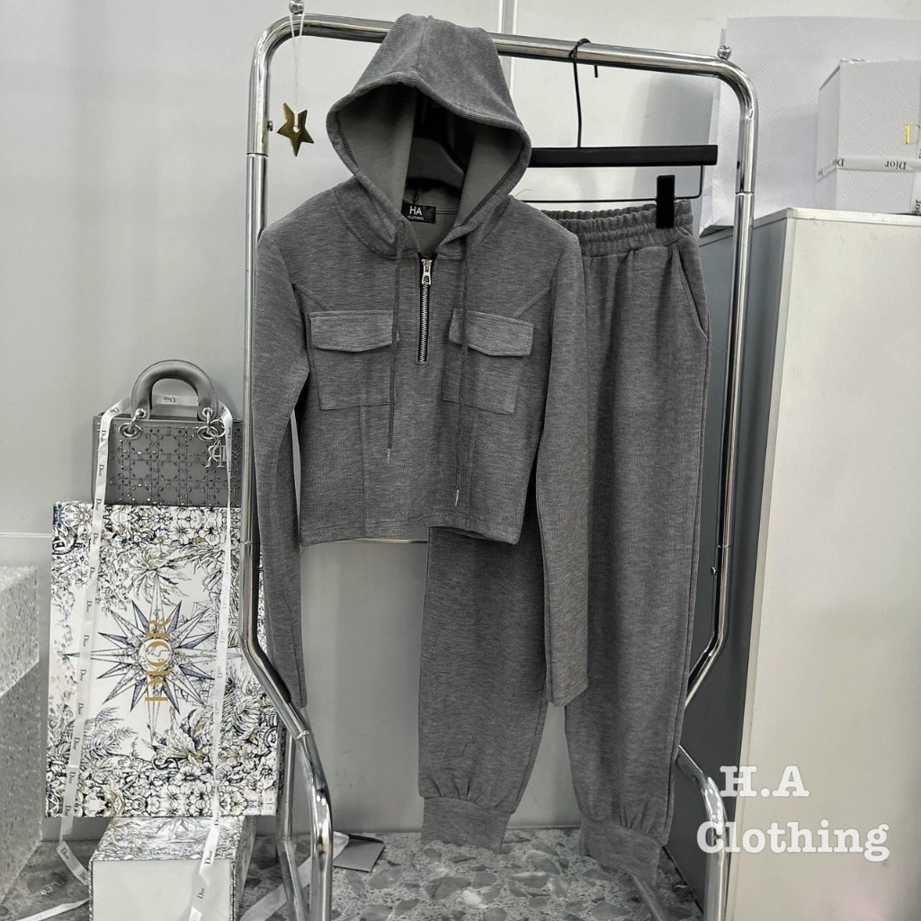 Set bộ thể thao nữ gân tăm