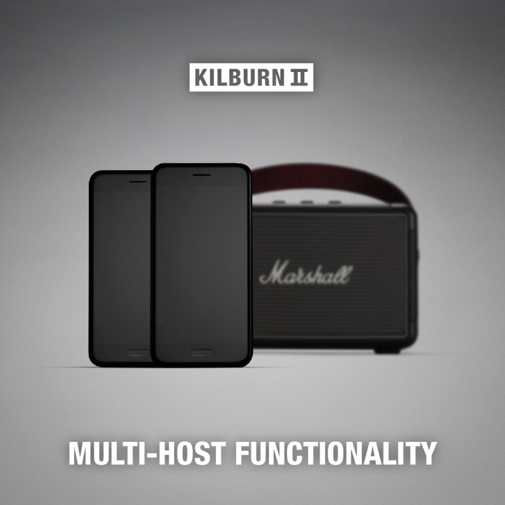 MARSHALL KILBURN II BLACK & BRASS - loa bluetooth, loa di động