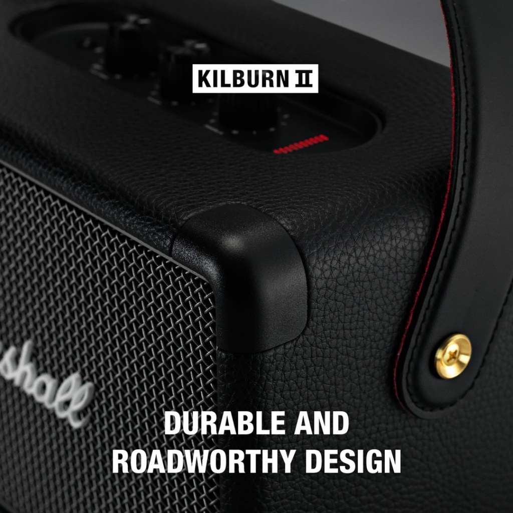 MARSHALL KILBURN II BLACK & BRASS - loa bluetooth, loa di động