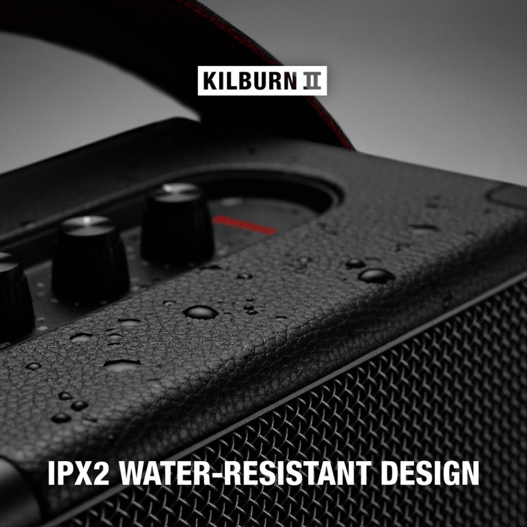 MARSHALL KILBURN II BLACK & BRASS - loa bluetooth, loa di động