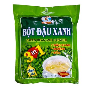Bột đậu xanh sữa đường NGUYÊN CHẤT Thanh Long uống liền green bean milk powder 10 gói x35gr
