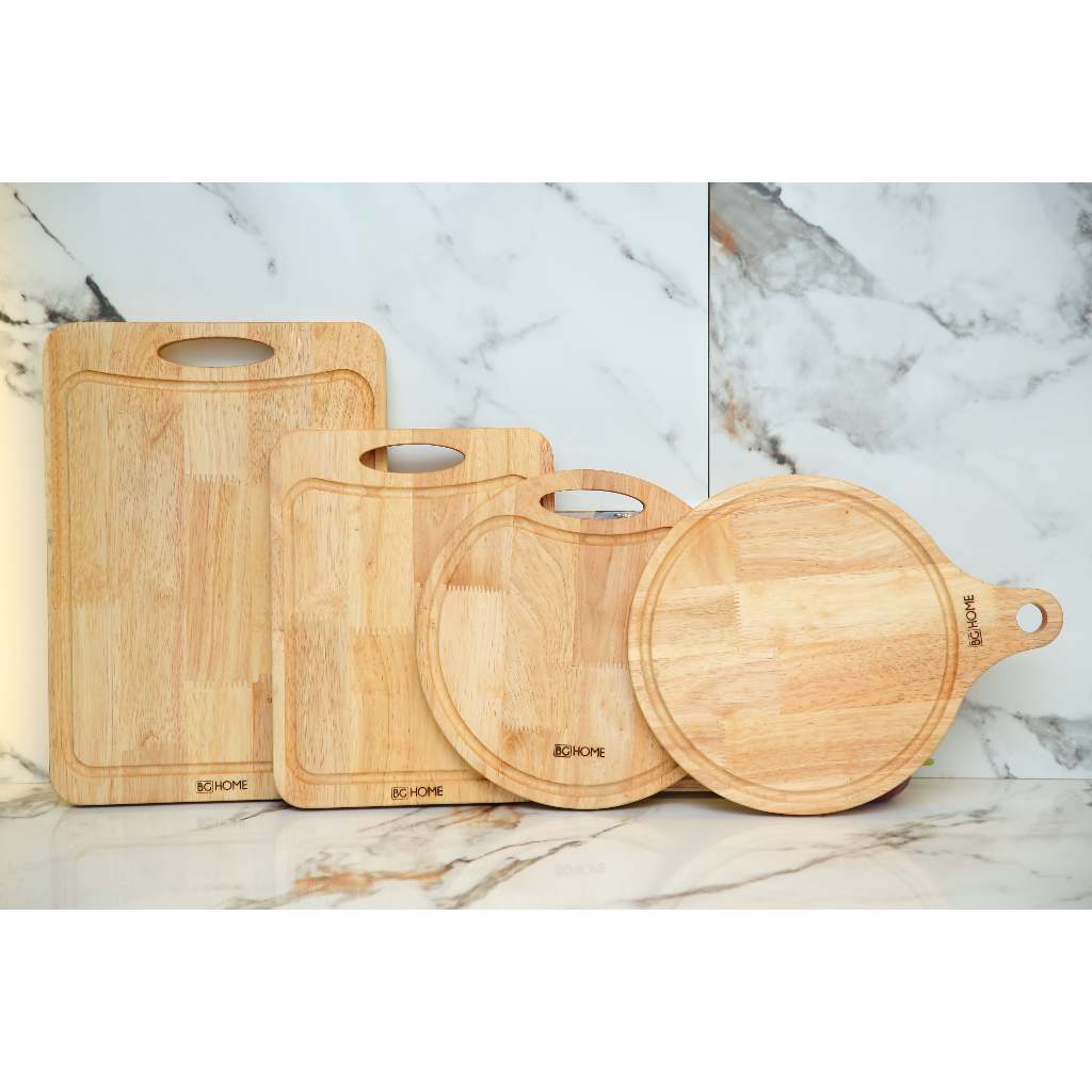 Thớt gỗ BG HOME hình quả táo cao cấp kháng khuẩn ATVSTP