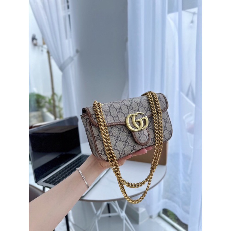 Túi Xách Nữ Kèm Dây Xích Siêu Sang Chảnh Đi Chơi Đi Tiệc Rất Phù Hợp
