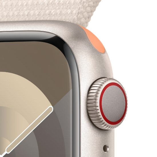 Đồng hồ Apple Watch Series 9 41mm (GPS + Cellular) Viền nhôm - Dây quấn thể thao