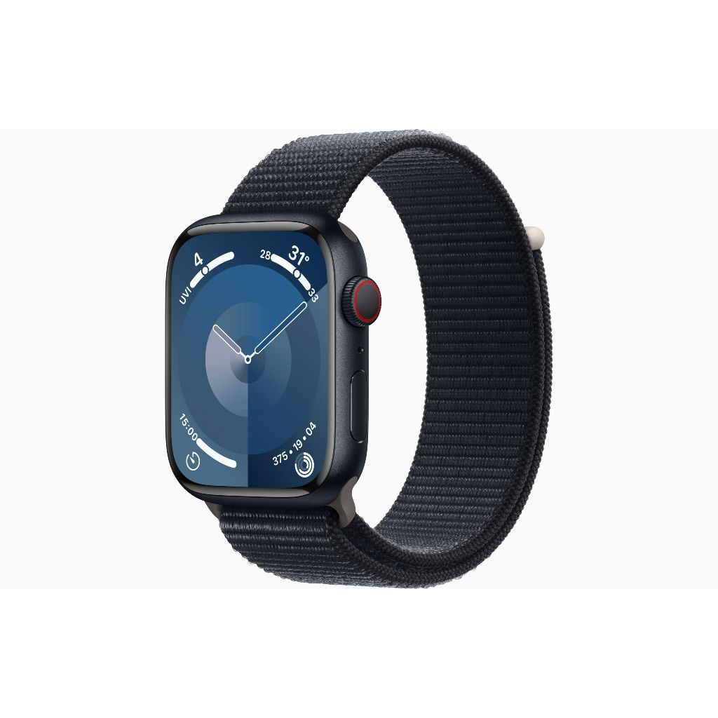 Đồng hồ Apple Watch Series 9 45mm (GPS + Cellular) Viền nhôm - Dây quấn thể thao
