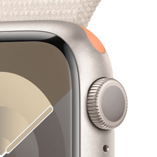Đồng hồ Apple Watch Series 9 41mm (GPS) Viền nhôm - Dây quấn thể thao