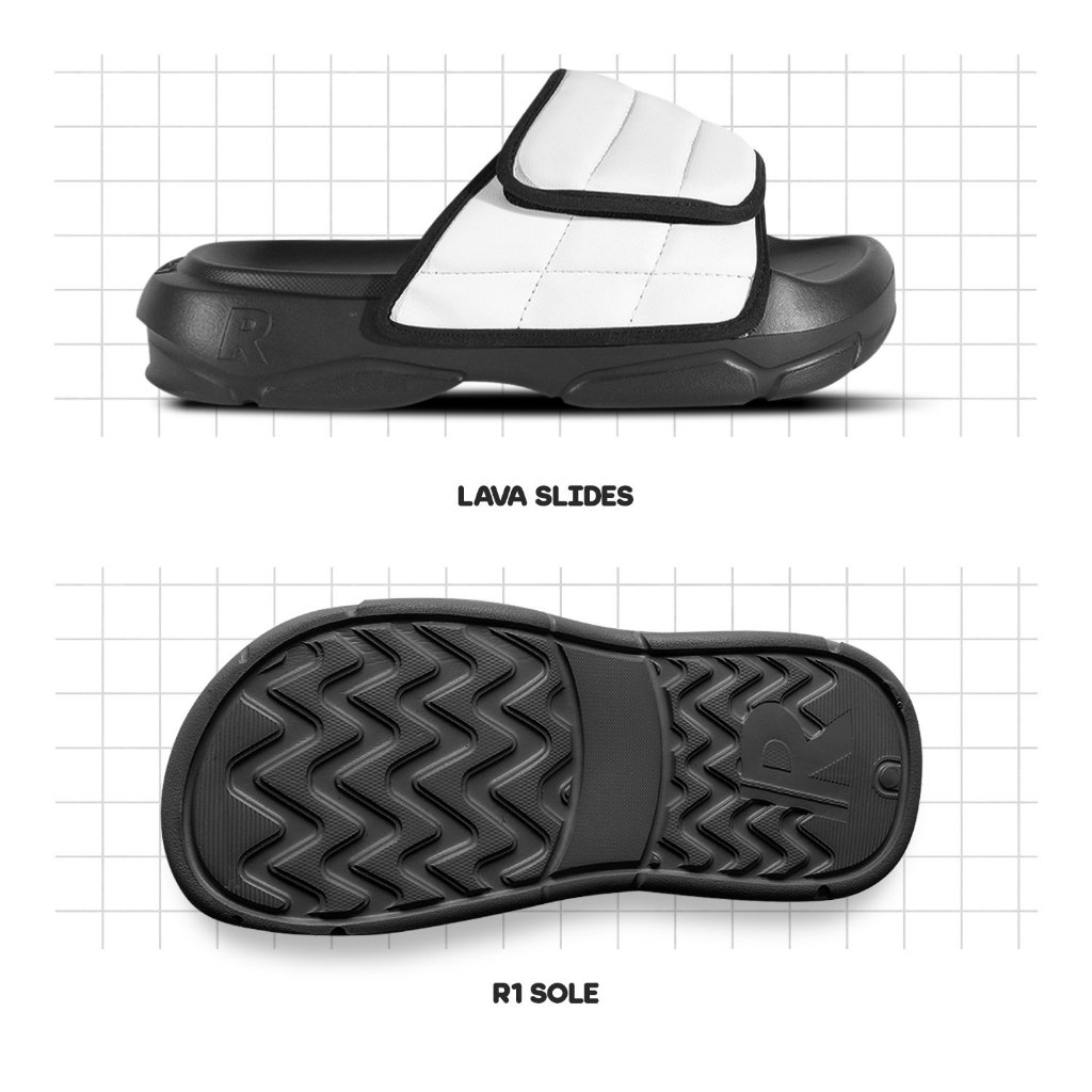 Dép Rencho R1 THE LAVA quai ngang cao 4.5 cm couple