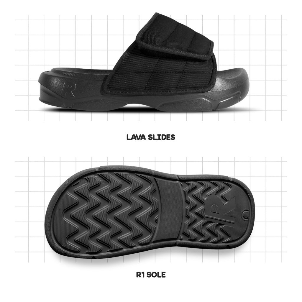 Dép Rencho R1 THE LAVA quai ngang cao 4.5 cm couple