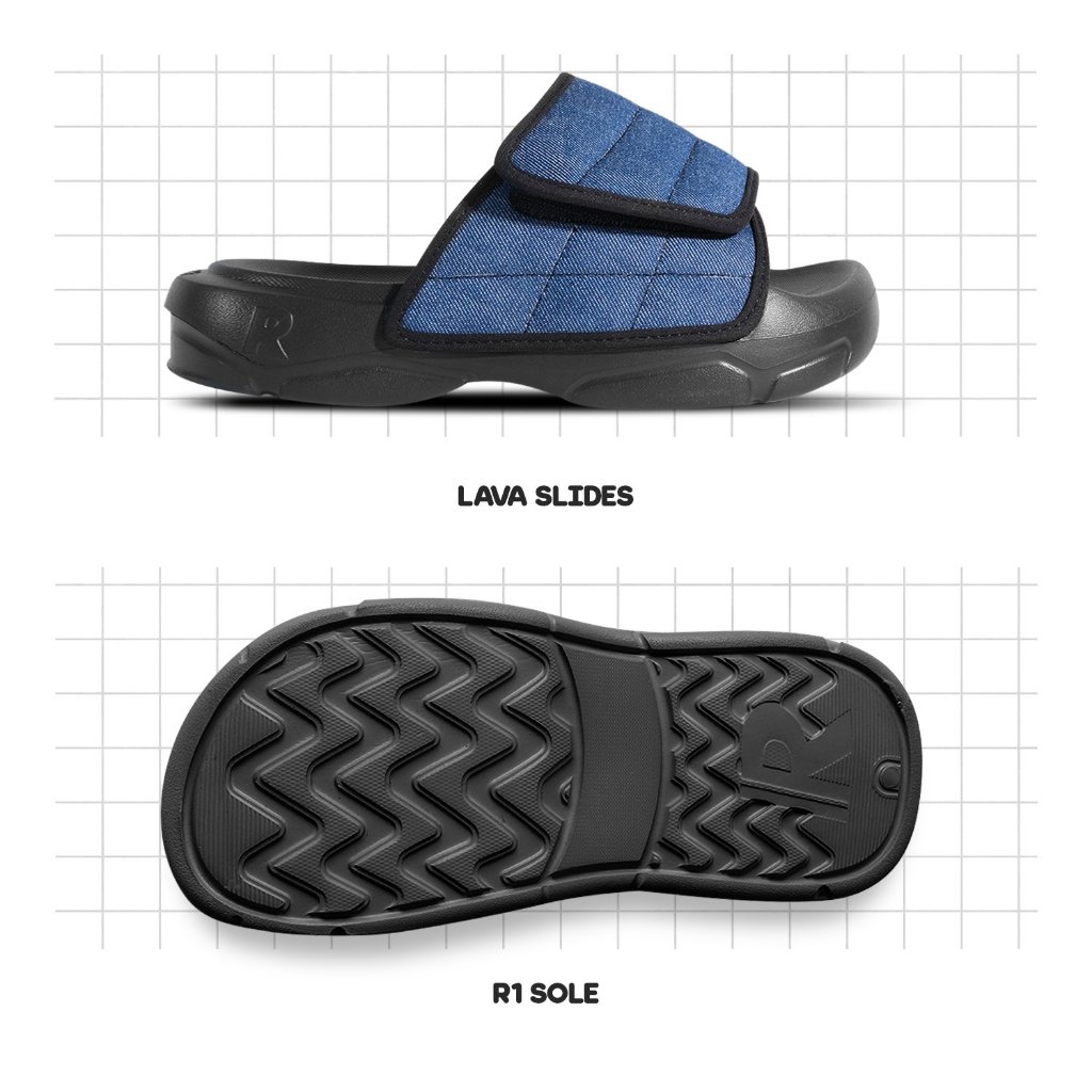 Dép Rencho R1 THE LAVA quai ngang cao 4.5 cm couple