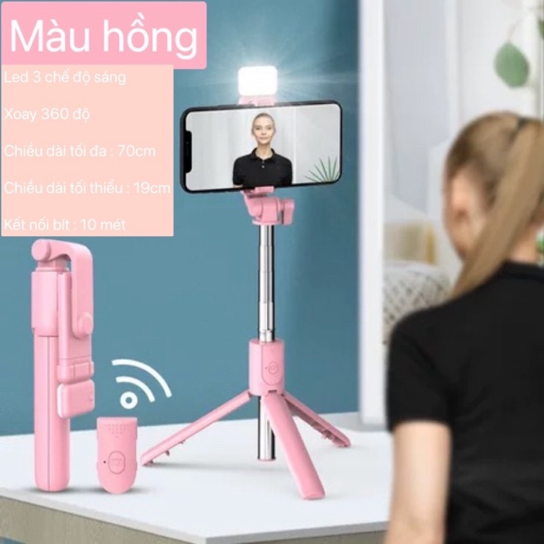 Cây selfie - Cây chụp ảnh Bluetooth đa năng XT-10s Thế Hệ 2 - Cây chụp hình và trippo 3 chân