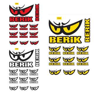 Hình dán sticker đôi mắt (BERIK) tem 4 lớp chống nước