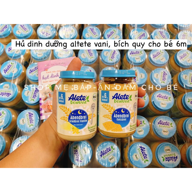 Hũ dinh dưỡng Alete 190g Đức date 6/2024