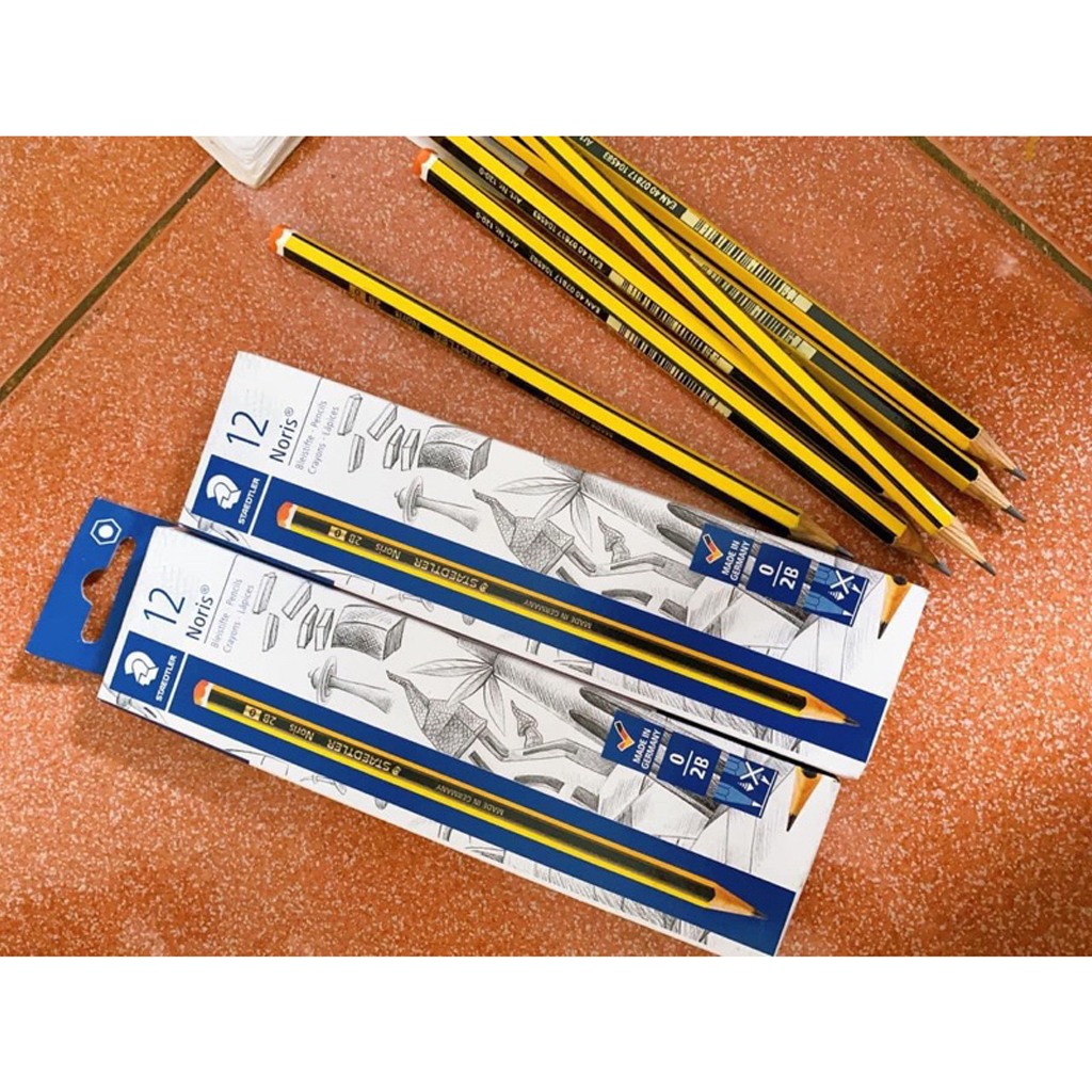 Hộp 12 Bút Chì Đức, Chì 2B Đức