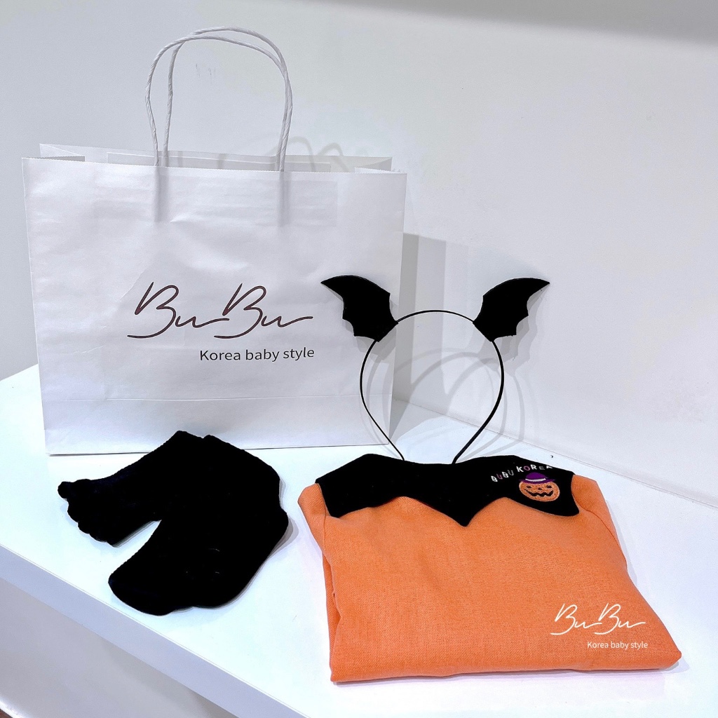 𝐒𝐞𝐭 𝐲𝐞̂́𝐦 𝐛𝐢́ - Cho Bé Trai & Bé Gái Halloween BuBu