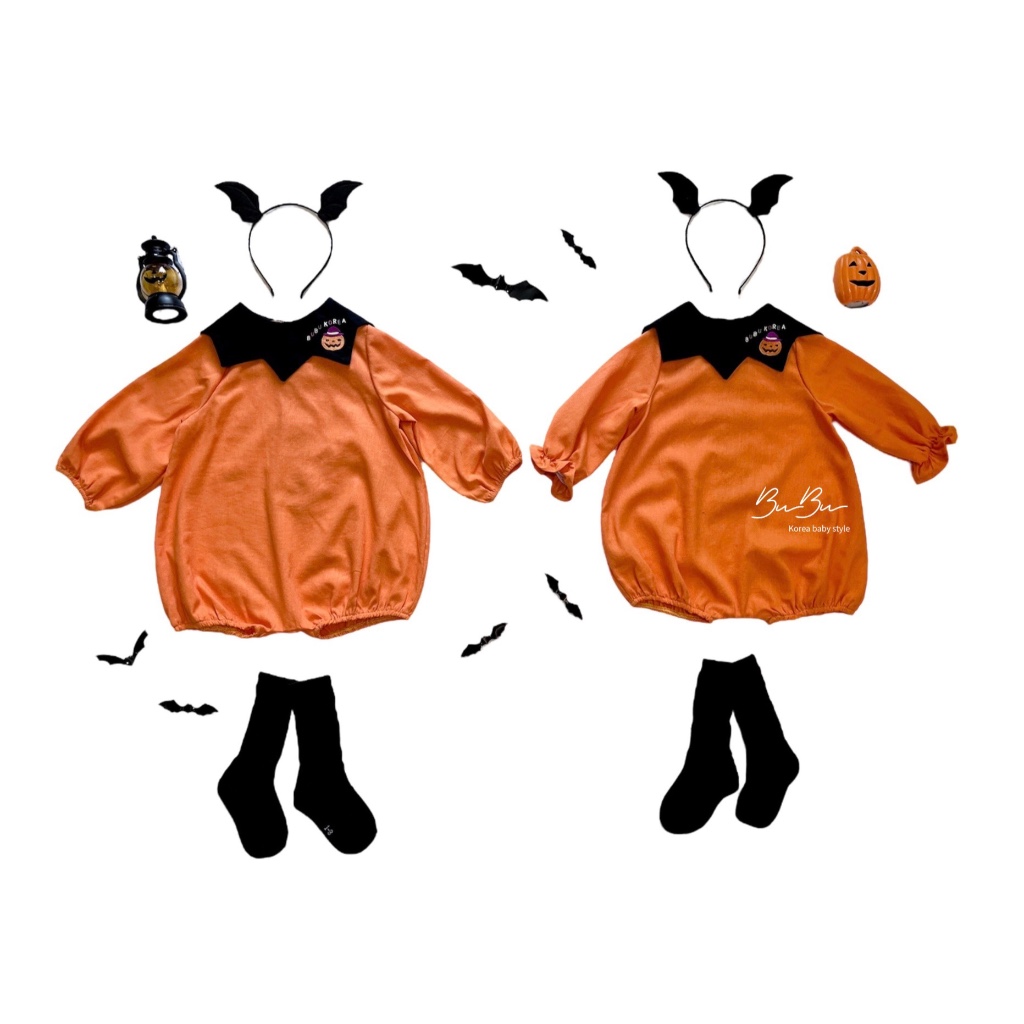 𝐒𝐞𝐭 𝐲𝐞̂́𝐦 𝐛𝐢́ - Cho Bé Trai & Bé Gái Halloween BuBu