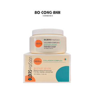 Kem Ủ Tóc Olexrs+ Hairsalon Argan Oil Collagen 500ml