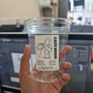 200 tem nhãn giấy có keo sẵn dán chai ly cafe. kích thước 4x6cm - in 1 màu đen - by intemrekgia