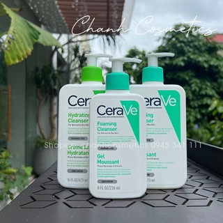 Sữa rửa mặt CeraV.e dịu nhẹ dành cho da dầu da khô và da nhạy cảm 236ml và 473ml