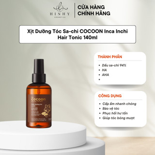 Xịt Dưỡng Tóc Sa-chi COCOON Inca Inchi Hair Tonic 140ml
