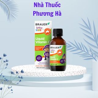 Brauer Liquid Vitamin C. Bổ sung Vitamin C tăng đề kháng cho trẻ