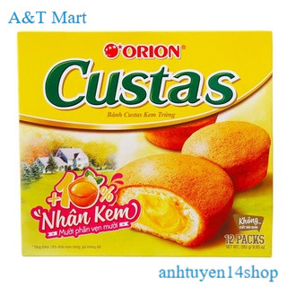 Bánh custas nhân kem hộp 12 cái