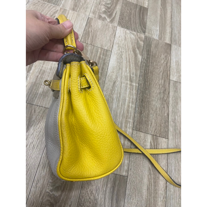 Túi si da thật dáng HM