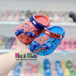 Dép sục Cross trẻ em Spiderman/người nhện siêu ngầu chống trơn trượt