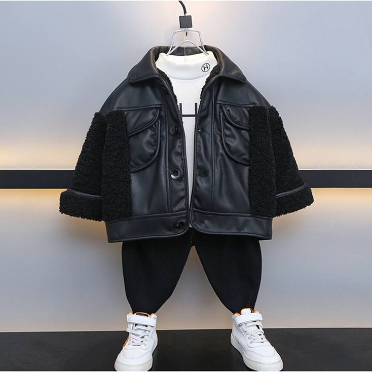 Áo khoác da lót lông siêu ấm siêu xịn