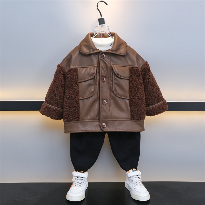 Áo khoác da lót lông siêu ấm siêu xịn