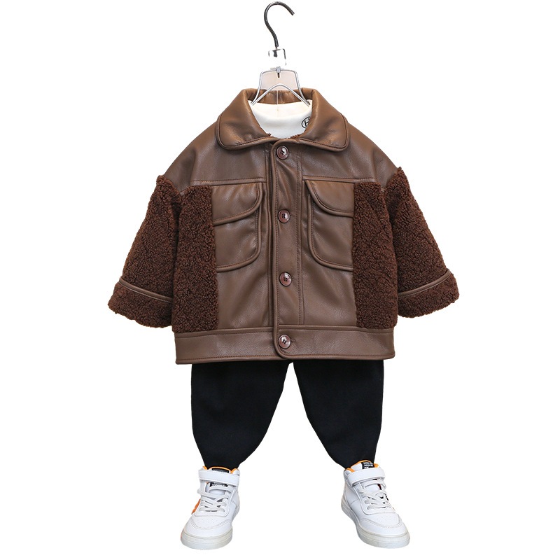 Áo khoác da lót lông siêu ấm siêu xịn