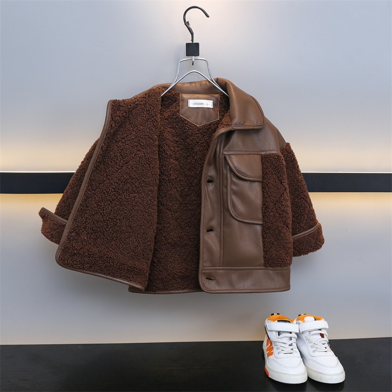 Áo khoác da lót lông siêu ấm siêu xịn