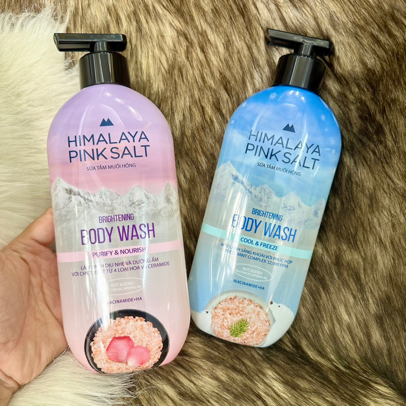 1 chai sữa tắm muối hồng Hymalaya 500gam