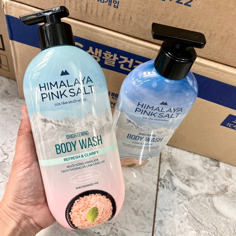 1 chai sữa tắm muối hồng Hymalaya 500gam