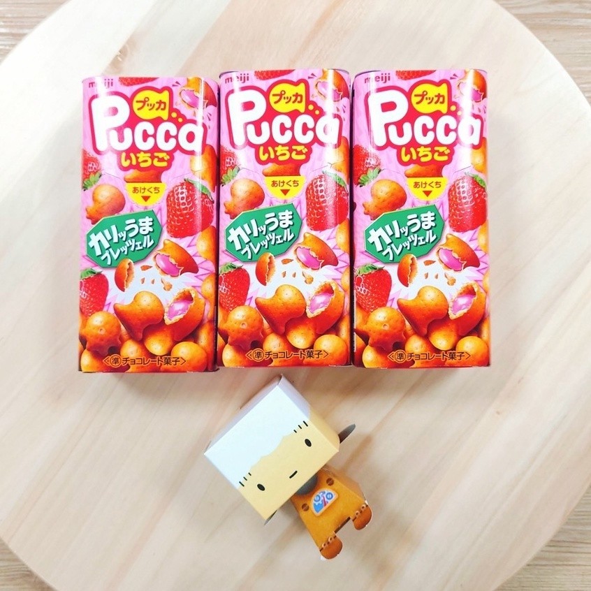 Bánh quy nhân socola Meiji Pucca Hộp 39g