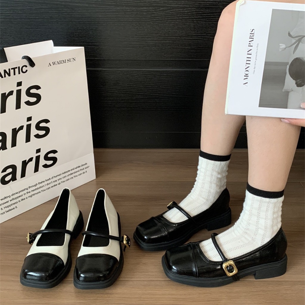 Giày bệt nữ Marry Jane hàng xịn fulbox 688-25 - HACHI SHOES