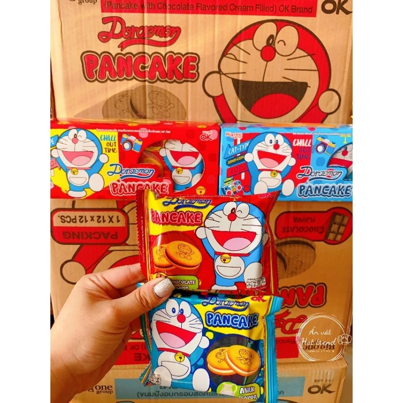 Bánh pancake Doraemon Thái hộp 12 cái