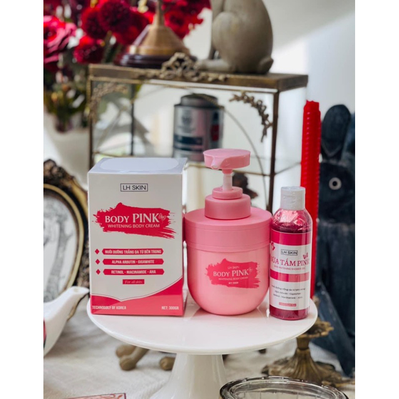 Body Pink tặng sữa tắm xông trắng