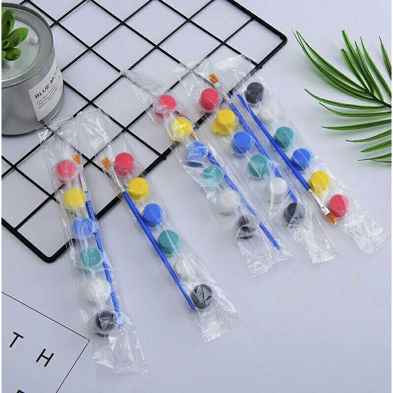 Vĩ 6 màu tô tượng tặng kèm cọ tô BÁN SĨ