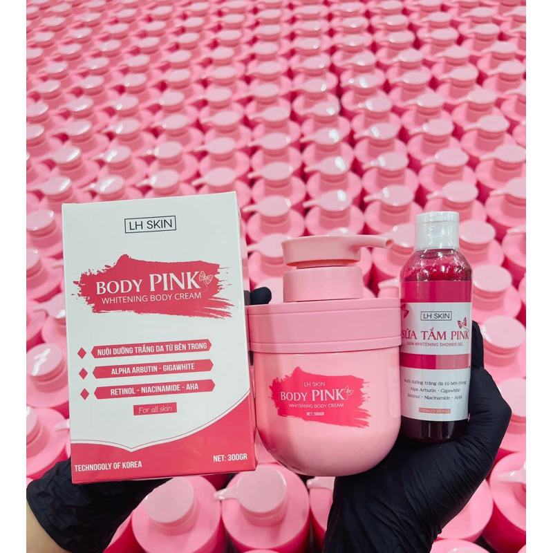 Body Pink tặng sữa tắm xông trắng