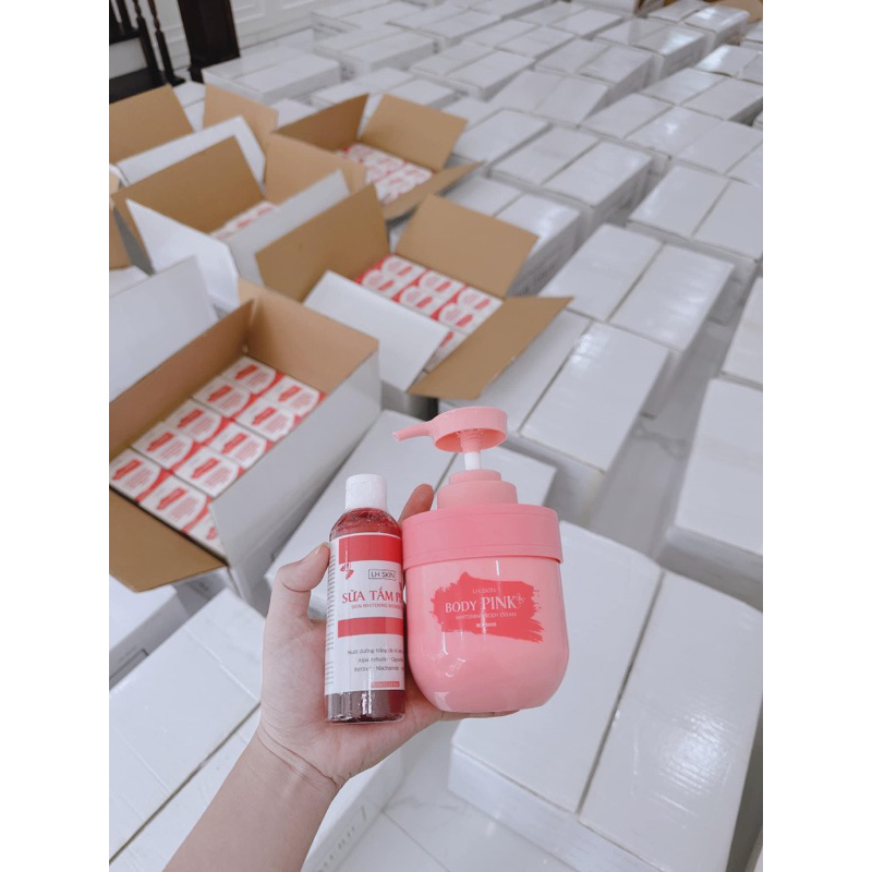 Body Pink tặng sữa tắm xông trắng
